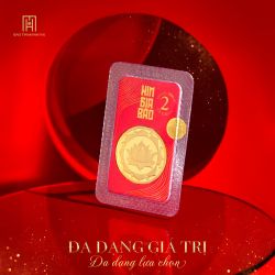 Đồng Xu Kim Gia Bảo Hoa Sen, loại 2 chỉ - 24K (999.9) KHS2C