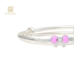 Vòng tay bạc trẻ em BAVTB92KD0-208013