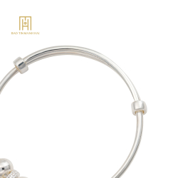 Vòng tay bạc trẻ em BAVTB92KD0-306006