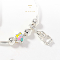 Vòng tay bạc trẻ em BAVTB92KD0-306006