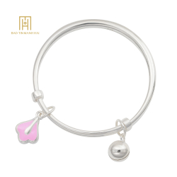 Vòng tay bạc trẻ em BAVTB92KD0-306007