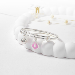 Vòng tay bạc trẻ em BAVTB92KD0-306007