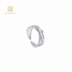 Nhẫn bạc BCN1B92CZH-305015