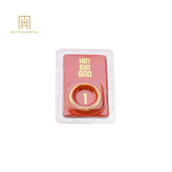 Nhẫn tròn ép vỉ Kim Gia Bảo, loại 1 chỉ - 24K (999.9) KGB1C