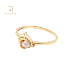(NEW) Nhẫn nhập khẩu Hàn Quốc 14k ( GP4-5689-LR) NHN1V14CZH-309004