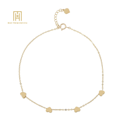 Lắc chân vàng PC Hàn Quốc PHLCV14KD0-205001