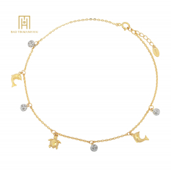 Lắc chân vàng phong cách Ý PYLCV10KD0-207001