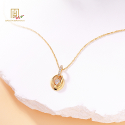 Mặt dây phong cách Ý. PYMAV10CZH-401002