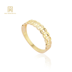 Nhẫn Kim Tiền 10K Phong Cách Ý PYN1V10KD0-211002