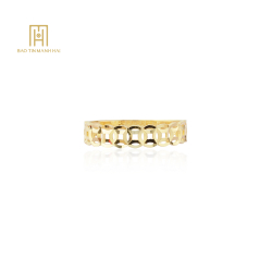 Nhẫn Kim Tiền 10K Phong Cách Ý PYN1V10KD0-211002