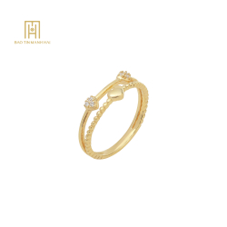Nhẫn phong cách Ý. PYN1V10KDH-307001