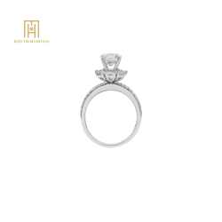 Nhẫn vàng phong cách Ý PYN1V18CZH-207054