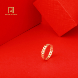 Nhẫn Kim Tiền 10k Phong Cách Ý PYN2V10KD0-212002