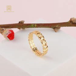 Nhẫn Kim Tiền 10k Phong Cách Ý PYN2V10KD0-212002