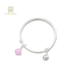 Vòng tay bạc trẻ em BAVTB92KD0-306007