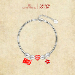 BST A80 Combo 4.2: 3 Charm bạc 1 dây BACOB92KD0-508024