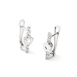 Bông tai phong cách Ý. PYBTV10KDH-412020