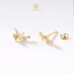 Bông tai phong cách Ý PYBTV10KDH-504015