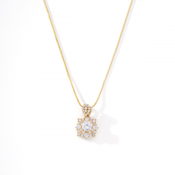 Mặt dây phong cách Ý PYMAV10CZH-409028