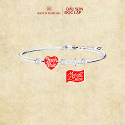 BST A80 Combo 19.1: 2 Charm bạc 1 dây BACOB92KD0-508019