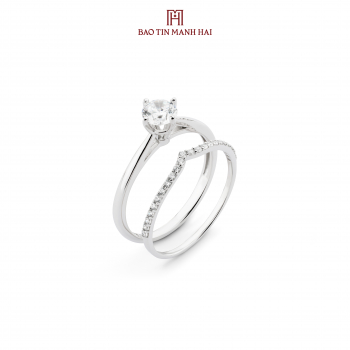 Nhẫn phong cách Ý. PYN1V10CZH-510079