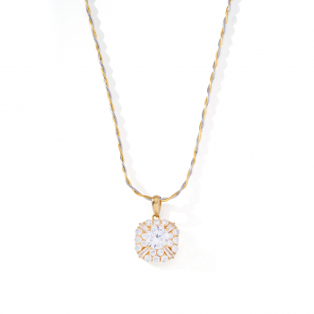 Mặt dây phong cách Ý PYMAV10CZH-410007