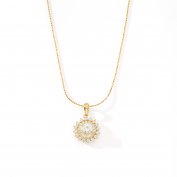 Mặt dây phong cách Ý PYMAV10CZH-412003