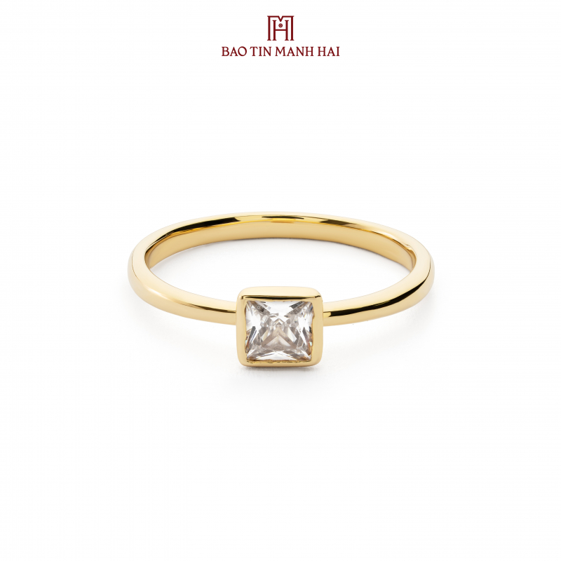 Nhẫn phong cách Ý. PYN1V10CZH-601027