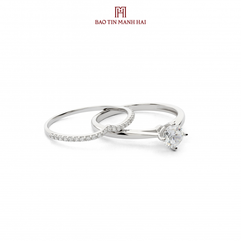 Nhẫn phong cách Ý. PYN1V10CZH-510079