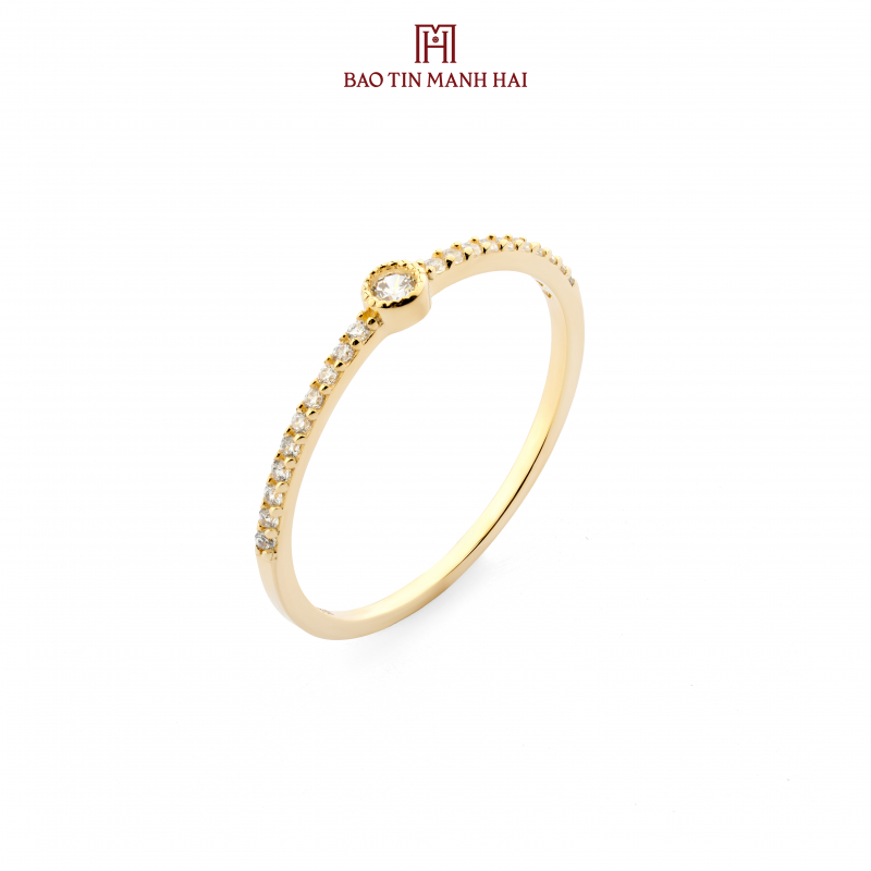 Nhẫn nữ PC Ý - 41.7 PYN1V10CZH-512016