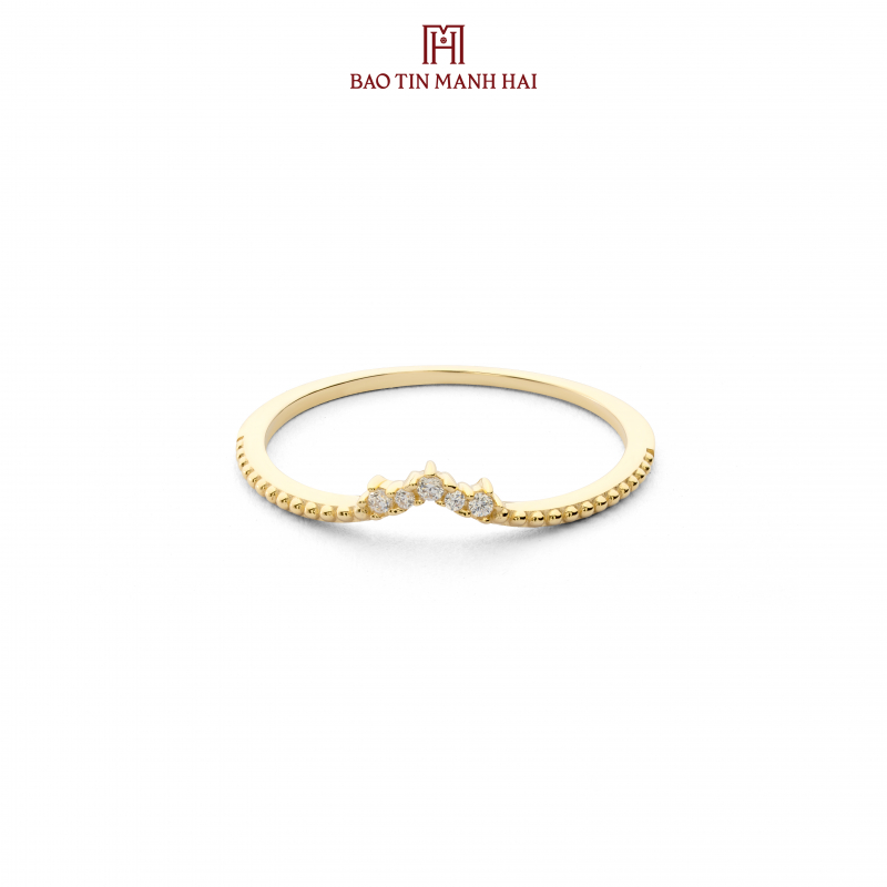 Nhẫn phong cách Ý. PYN1V10KDH-602002