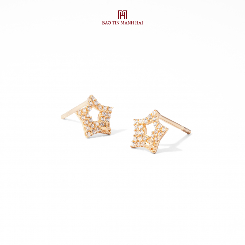 Bông tai phong cách Ý PYBTV10KDH-603007