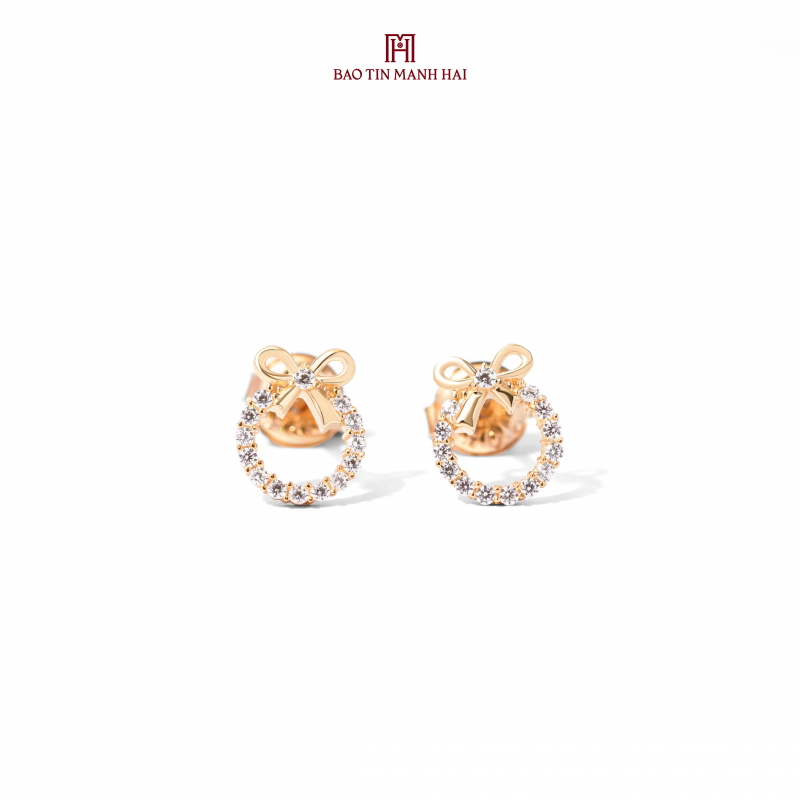 Bông tai phong cách Ý PYBTV10KDH-603006