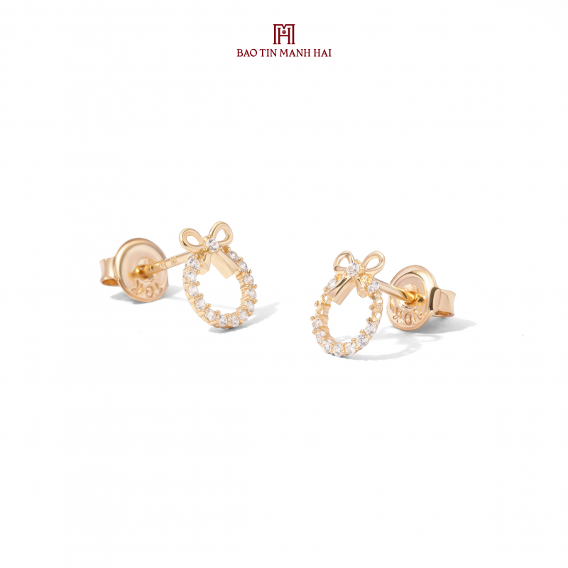 Bông tai phong cách Ý PYBTV10KDH-603006