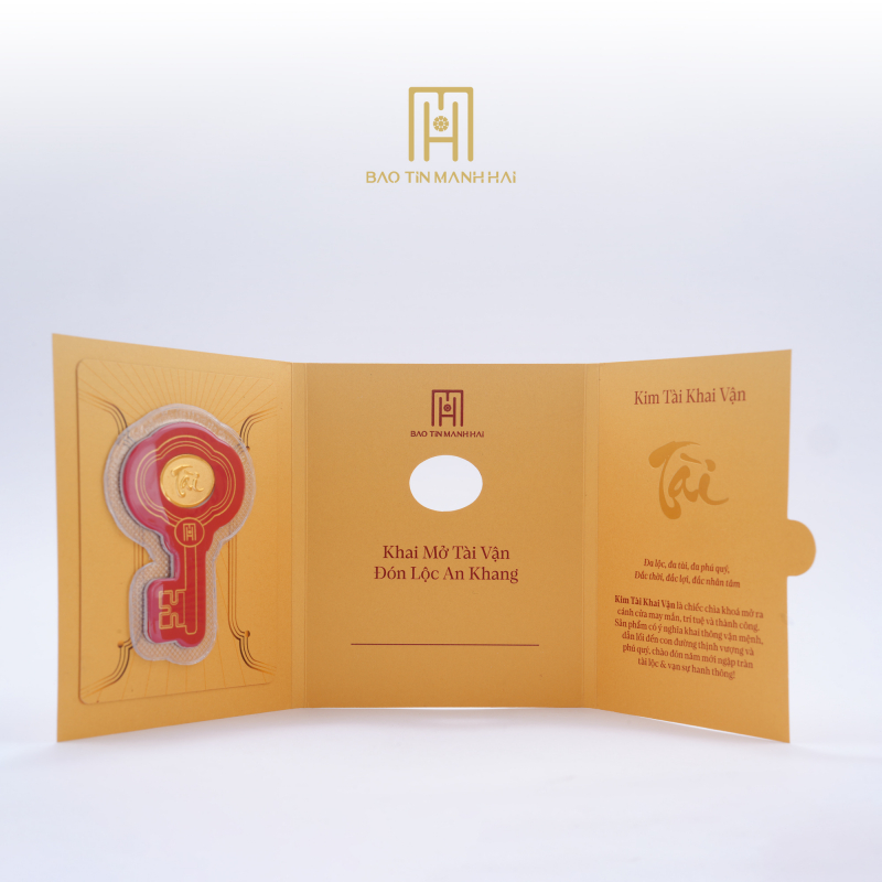 Thẻ vàng Kim Tài Khai Vận BTMVV49KD0-501004