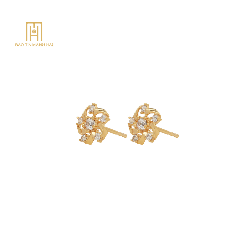 Bông tai phong cách Ý PYBTV10KDH-208005