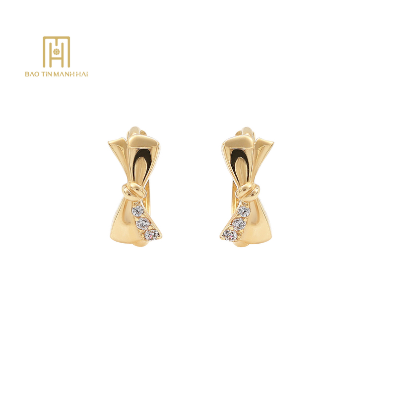 (NEW) Bông Tai Phong Cách Hàn Quốc 14k  - 472634