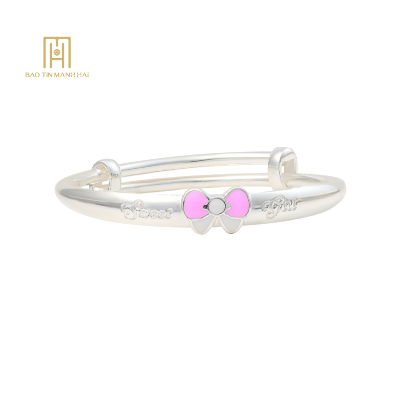 Vòng tay bạc trẻ em BAVTB92KD0-208013