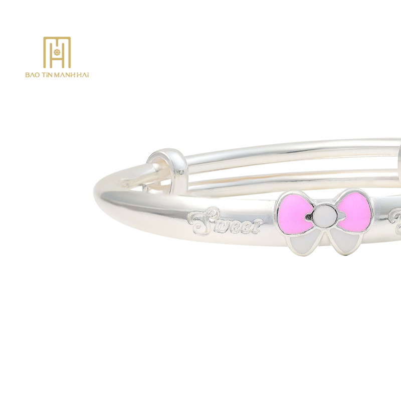 Vòng tay bạc trẻ em BAVTB92KD0-208013