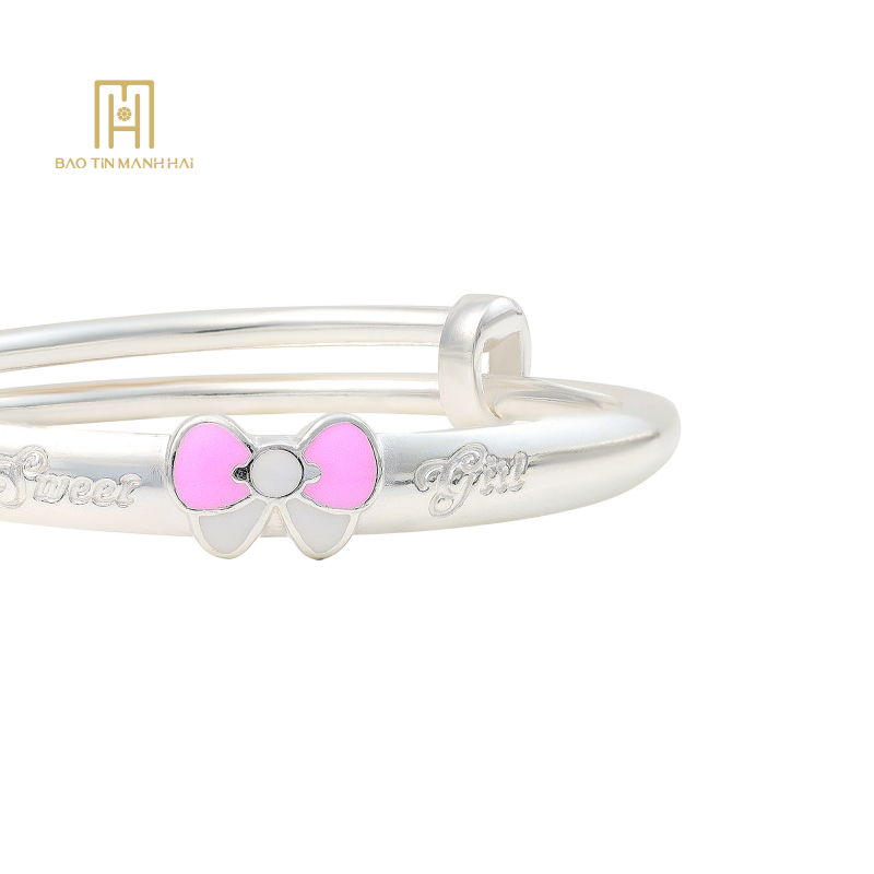 Vòng tay bạc trẻ em BAVTB92KD0-208013