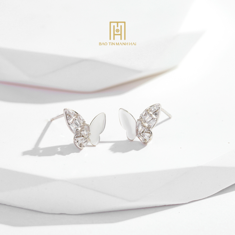 Bông tai bạc BCBTB92KDH-305064