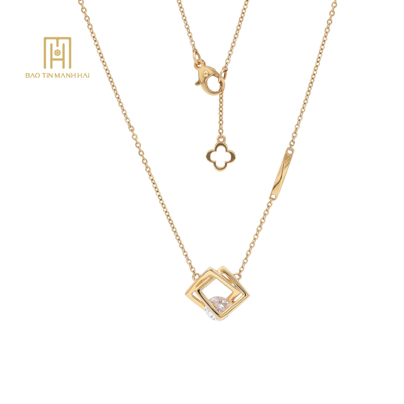 (NEW) Dây liền mặt Nhập Khẩu Hàn Quốc 14k NHD2V14CZH-309006