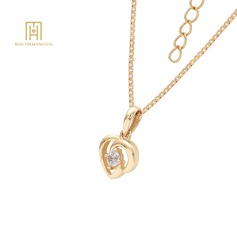 (NEW) Mặt dây Nhập Khẩu Hàn Quốc 14k  NHMAV14CZH-309004
