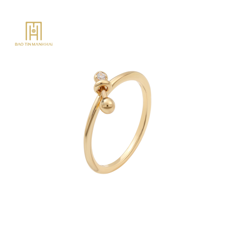 (NEW) Nhẫn nhập khẩu Hàn Quốc 14k ( GP4-5760-LR) NHN1V14CZH-309002