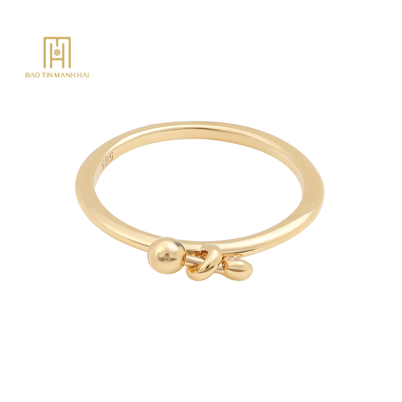 (NEW) Nhẫn nhập khẩu Hàn Quốc 14k ( GP4-5760-LR) NHN1V14CZH-309002