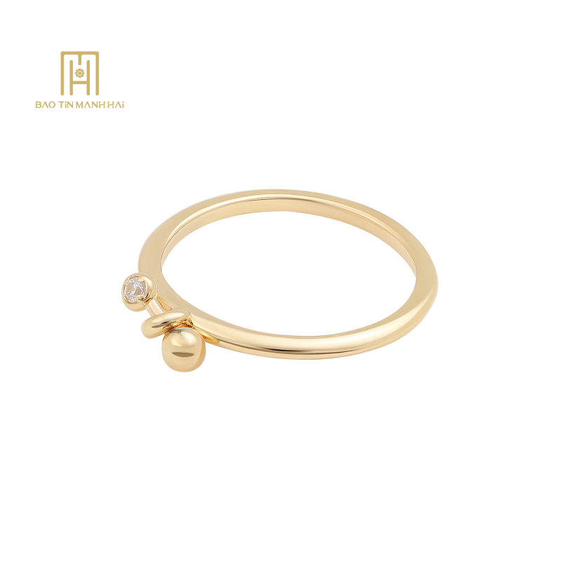 (NEW) Nhẫn nhập khẩu Hàn Quốc 14k ( GP4-5760-LR) NHN1V14CZH-309002