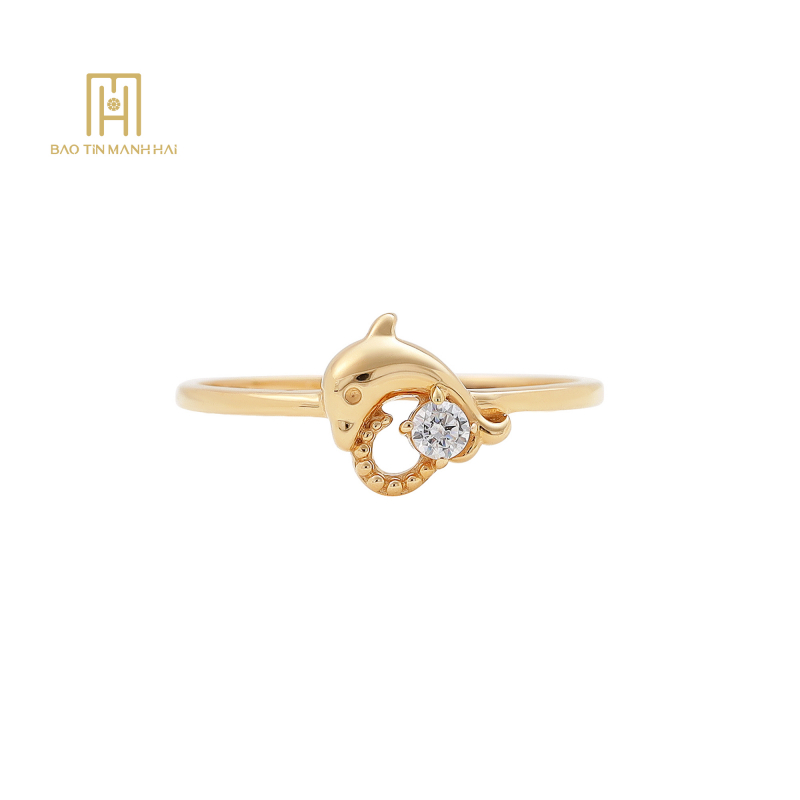 (NEW) Nhẫn nhập khẩu Hàn Quốc 14k ( GP4-5689-LR) NHN1V14CZH-309004