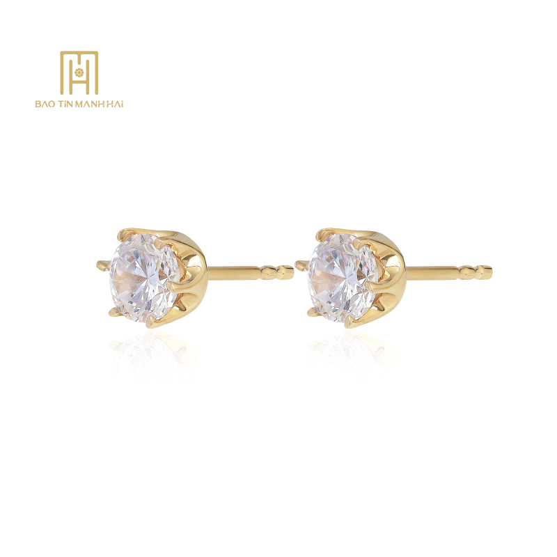 Bông tai phong cách Ý PYBTV18CZH-205007