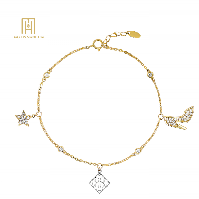 Lắc vàng phong cách Ý PYLTV10KDH-208002