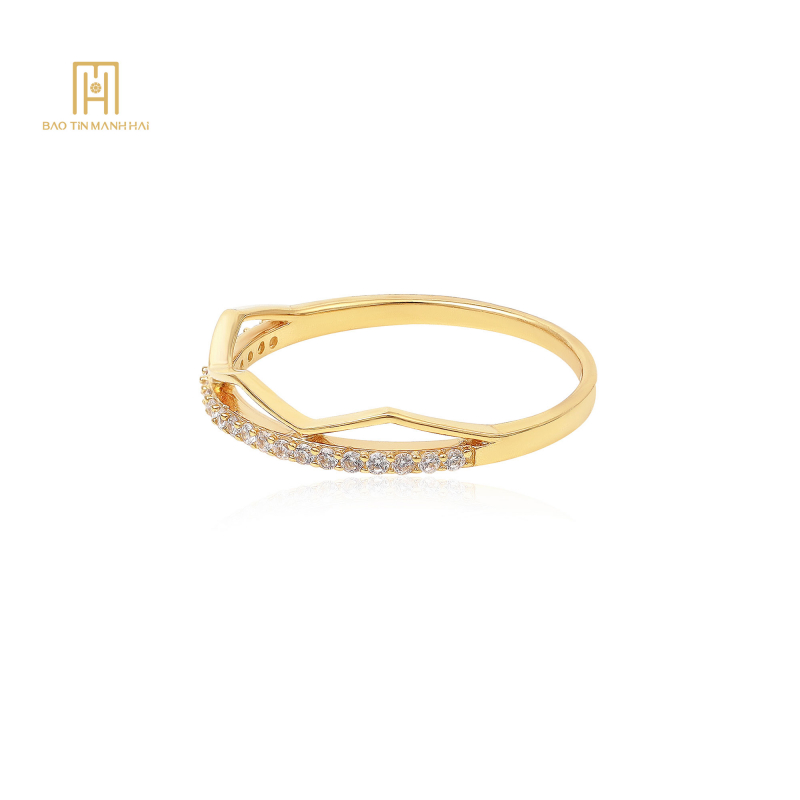 Nhẫn vàng 10k Phong Cách Ý - PYN1V10KDH-211010